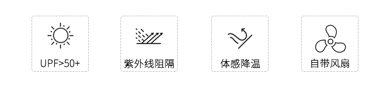 风扇雨伞功能